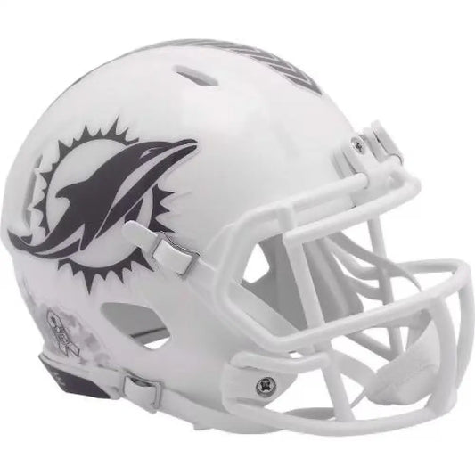 Miami Dolphins NFL Mini Speed Football Helmet SALUTE TO SERVICE 3 - Helmets
