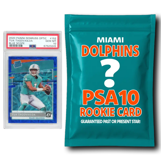 Miami Dolphins PSA 10 Graded Rookie Card Mystery Pack - Football Mystery