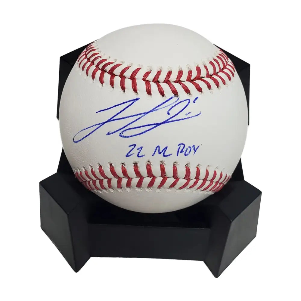 Michael Harris signed Major League Baseball w/22 NL ROY Inscriptions-Fanatics - Baseball Memorabilia