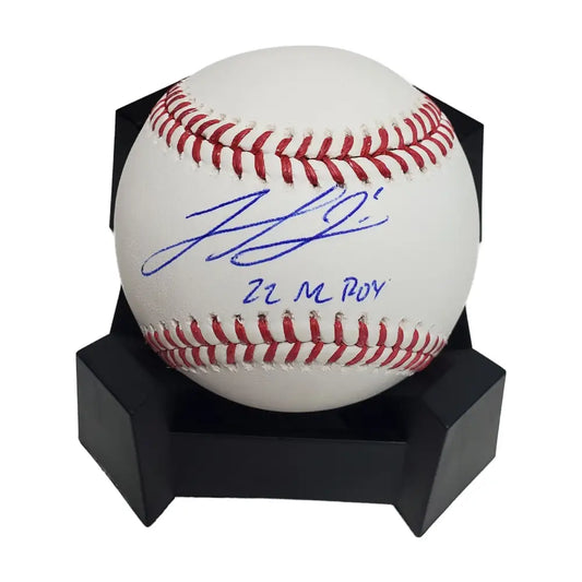 Michael Harris signed Major League Baseball w/22 NL ROY Inscriptions-Fanatics - Baseball Memorabilia
