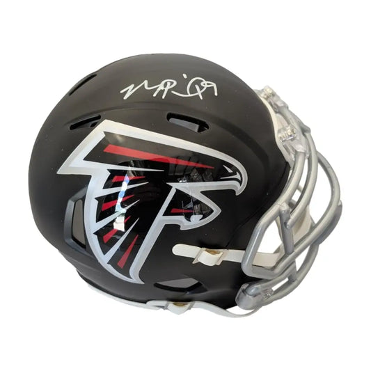 Michael Penix Autographed Atlanta Falcons Riddell Speed Mini Helmet - Football Memorabilia
