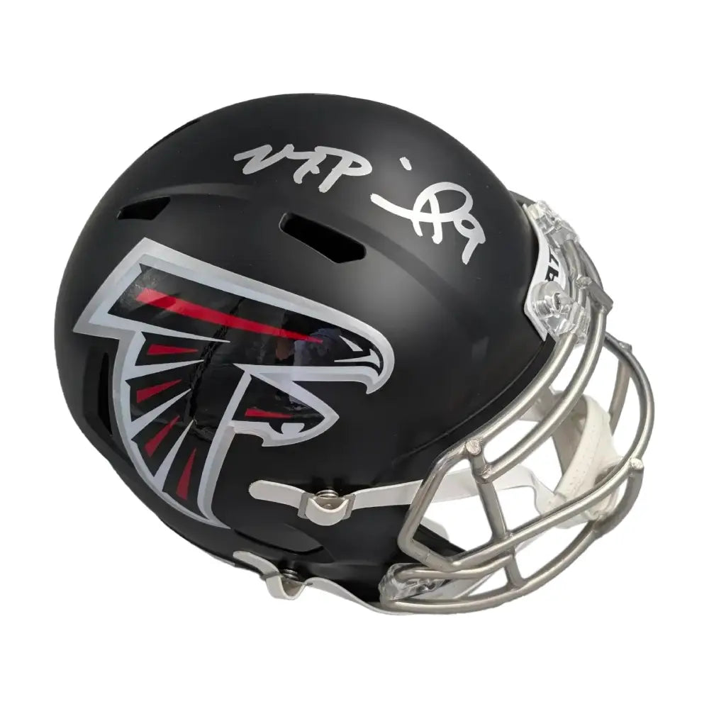 Michael Penix Jr. Autographed Atlanta Falcons Full Size Speed Replica Helmet - Football Memorabilia