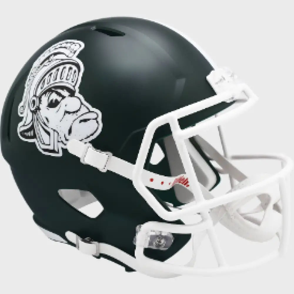 Michigan State Spartans Full Size Speed Replica Football Helmet Gruff Sparty-NCAA - Helmets