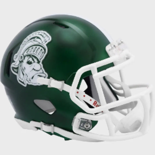 Michigan State Spartans NCAA Mini Speed Football Helmet Gruff Sparty - NCAA - Helmets