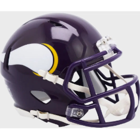 Minnesota Vikings 1983 to 2001 Riddell Mini Speed Throwback Helmet NFL - Helmets