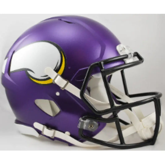 Minnesota Vikings Full Size Authentic Speed Football Helmet Satin Purple - NFL - Helmets