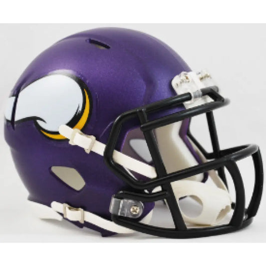 Minnesota Vikings NFL Mini Speed Football Helmet Satin Purple - Helmets