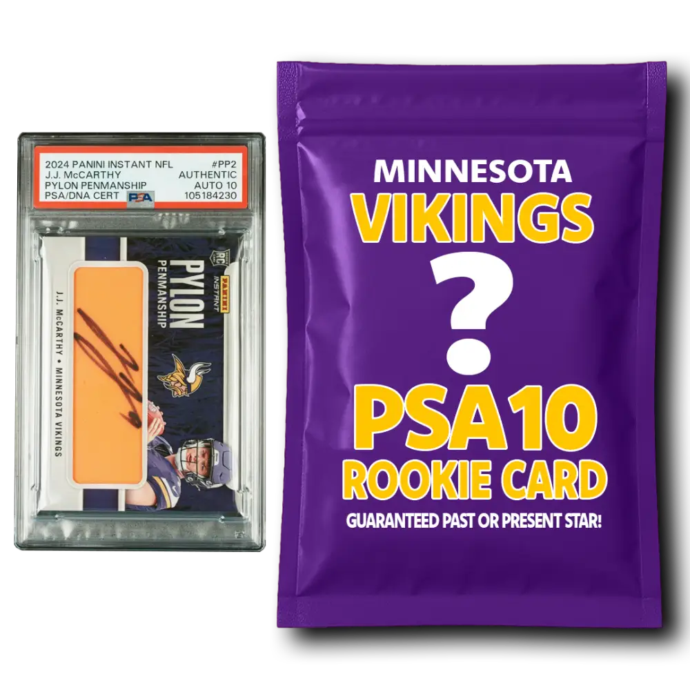 Minnesota Vikings PSA 10 Graded Rookie Card Mystery Pack - Football Mystery