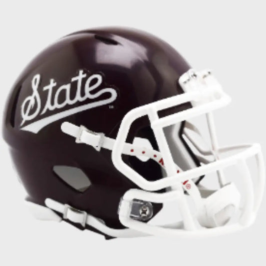 Mississippi State Bulldogs NCAA Mini Speed Football Helmet Script - NCAA - Helmets