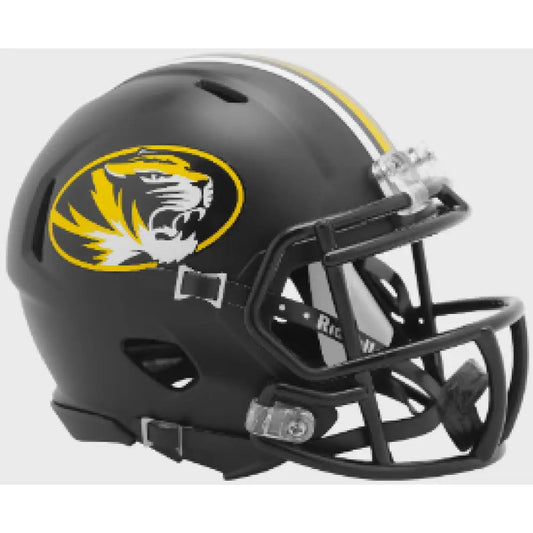 Missouri Tigers NCAA Mini Speed Football Helmet Anodized Black - NCAA - Helmets