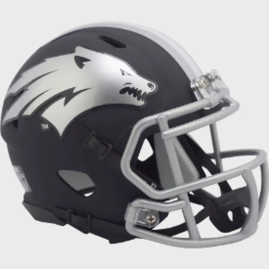 Nevada Wolfpack NCAA Mini Speed Football Helmet Matte Navy - NCAA - Helmets