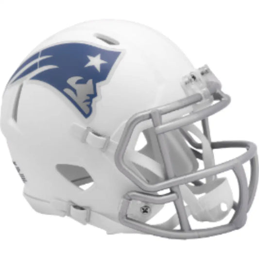 New England Patriots NFL Mini Speed Football Helmet 2025 Rivalries - Helmets