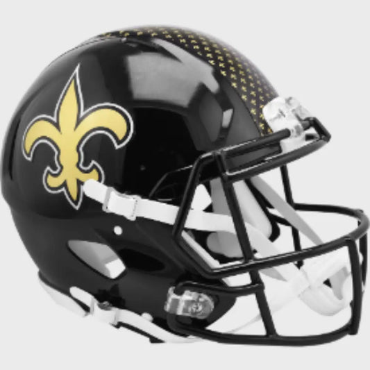 New Orleans Saints Full Size Authentic Speed Football Helmet 2022 Alternate - NFL - Helmets