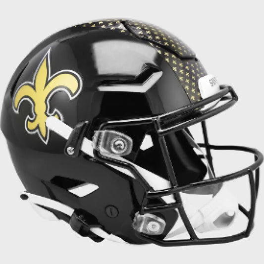 New Orleans Saints Full Size Authentic SpeedFlex Football Helmet 2022 Alternate - NFL - Helmets
