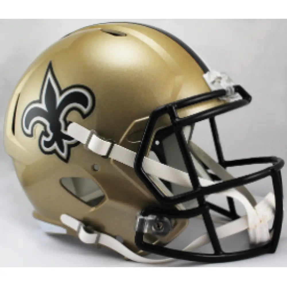 New Orleans Saints Full Size Speed Replica Football Helmet - NFL - Helmets