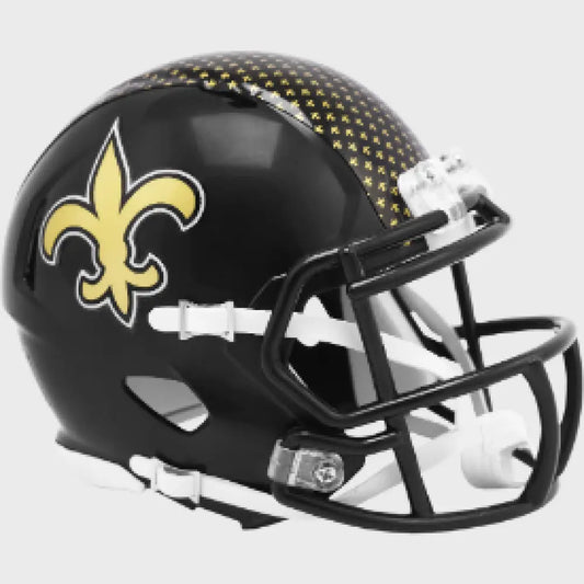 New Orleans Saints Riddell Mini Helmet 2022 Alternate - NFL - Helmets