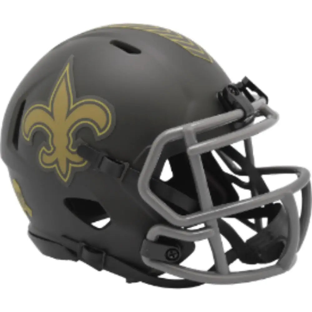 New Orleans Saints SALUTE TO SERVICE 4 Mini Speed Football Helmet - NFL - Helmets