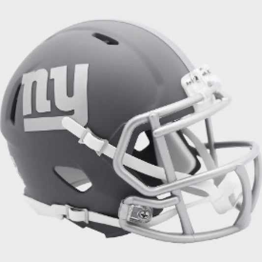 New York Giants NFL Mini Speed Football Helmet SLATE NFL - Helmets