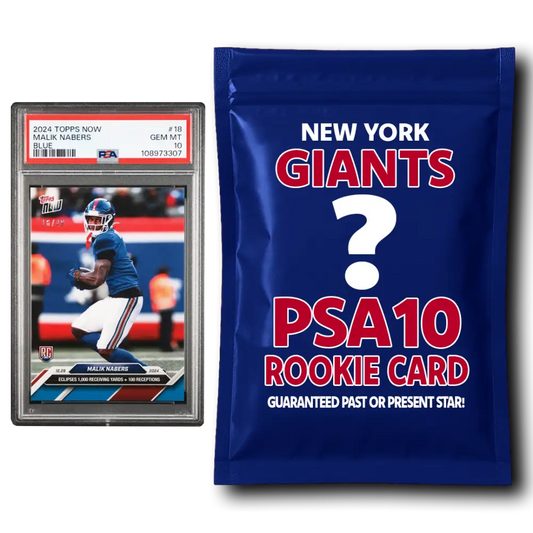 New York Giants PSA 10 Graded Rookie Card Mystery Pack - Football Mystery
