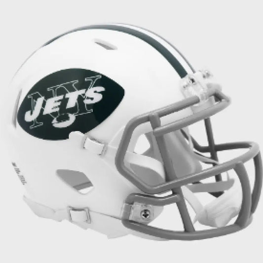 New York Jets 1965 to 1977 Riddell Mini Speed Throwback Helmet - NFL - Helmets