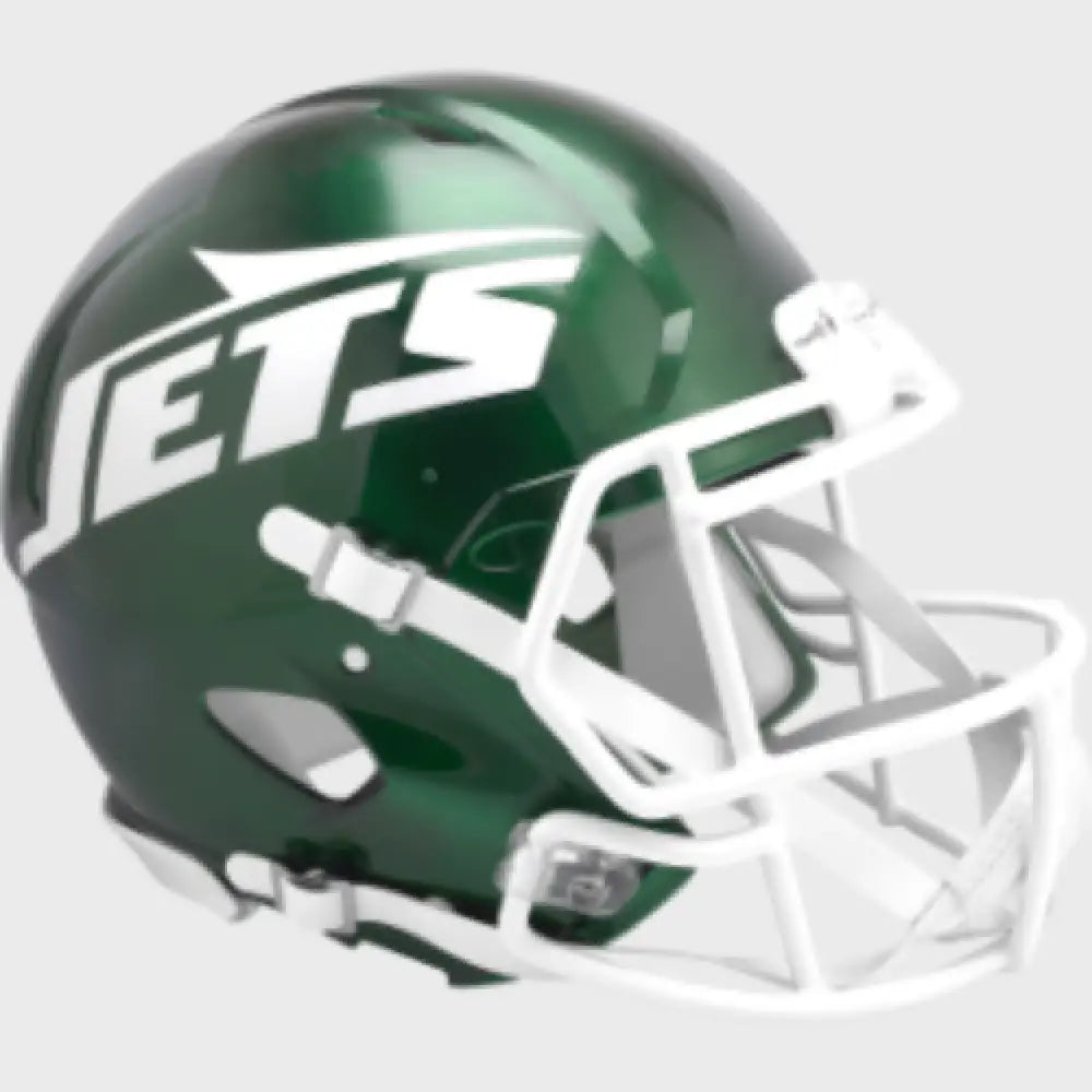 New York Jets Full Size Authentic Speed Football Helmet 2024 Primary - NFL - Helmets