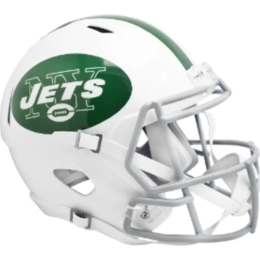 New York Jets Full Size Speed Replica Football Helmet 2024 On-Field Alternate - NFL - Helmets