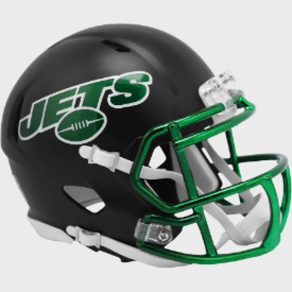 New York Jets NFL Mini Speed Football Helmet 2022 Alternate On-Field - Helmets