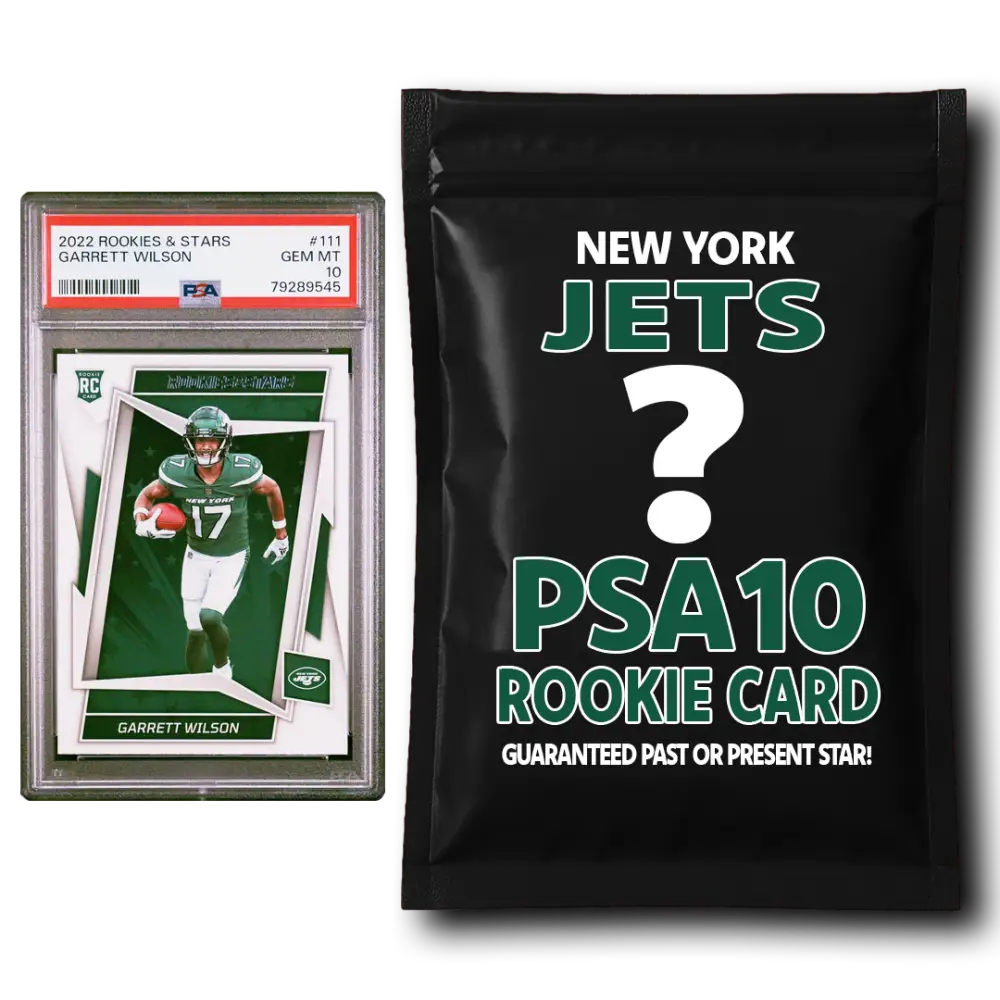 New York Jets PSA 10 Graded Rookie Card Mystery Pack - Football Mystery