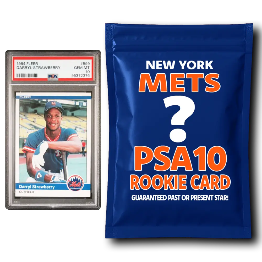 New York Mets PSA 10 Graded Rookie Card Mystery Pack - Baseball Mystery Boxes – Sealed Packs Cards & Collectibles