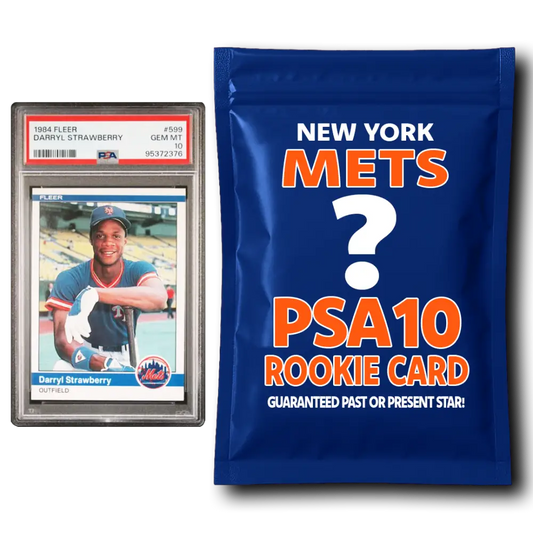 New York Mets PSA 10 Graded Rookie Card Mystery Pack - Baseball Mystery Boxes – Sealed Packs Cards & Collectibles