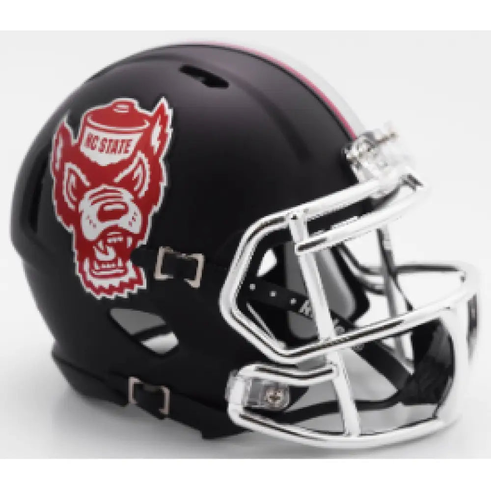 North Carolina State Wolfpack NCAA Mini Speed Football Helmet Black Howl - NCAA - Helmets