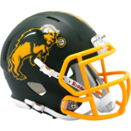 North Dakota State Bison NCAA Mini Speed Football Helmet Flat Green - NCAA - Helmets