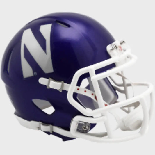 Northwestern Wildcats NCAA Mini Speed Football Helmet - NCAA - Helmets