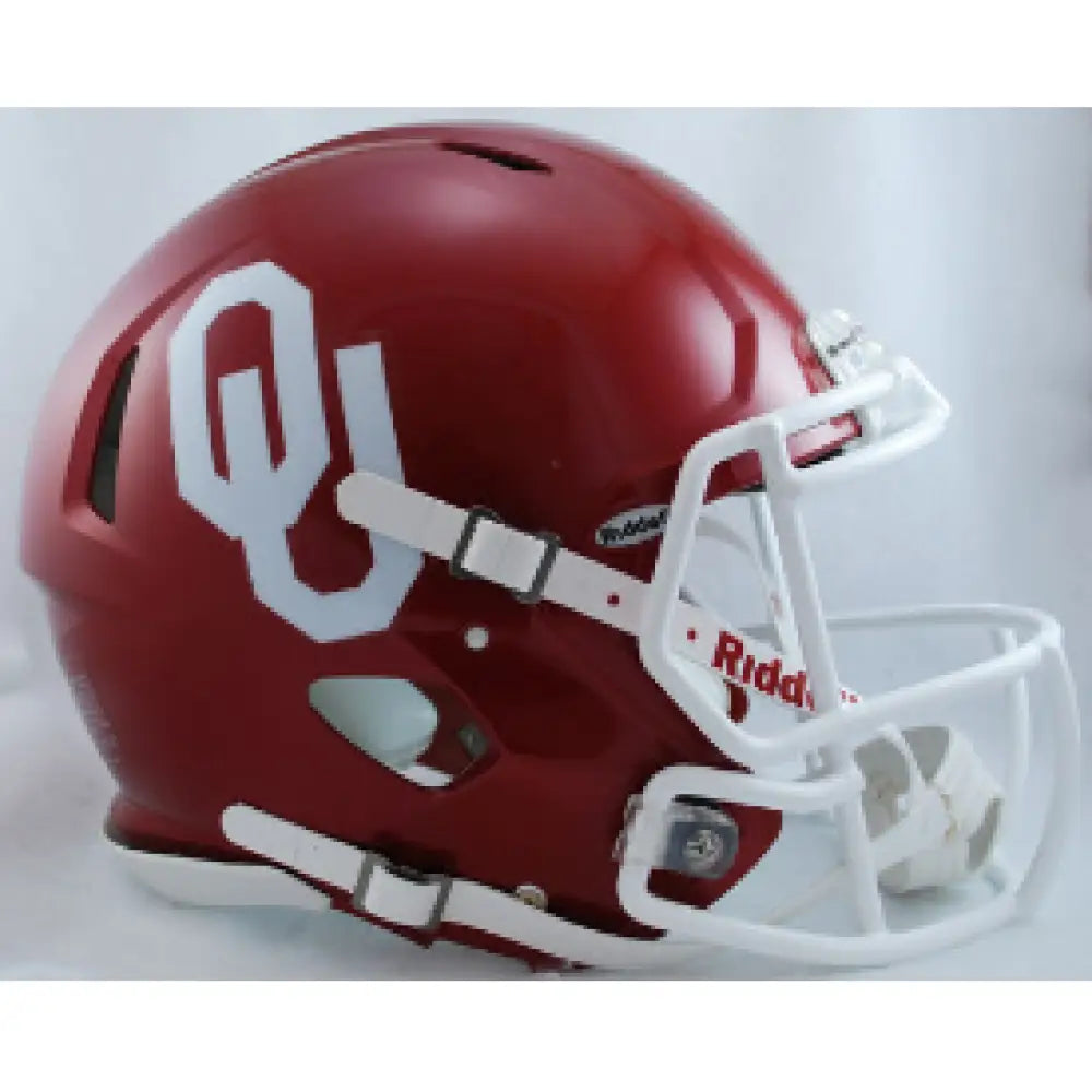 Oklahoma Sooners Full Size Authentic Speed Football- NCAA - Helmets