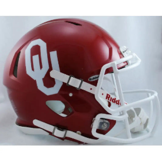 Oklahoma Sooners Full Size Authentic Speed Football- NCAA - Helmets