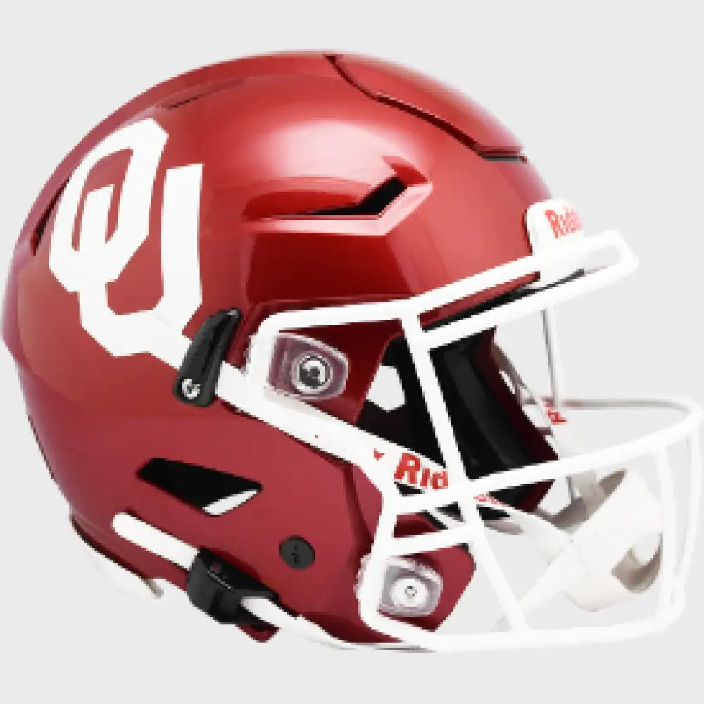 Oklahoma Sooners Full Size Authentic Speedflex Helmet - NCAA - Helmets