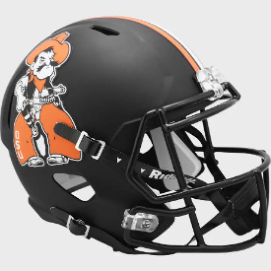 Oklahoma State Cowboys Full Size Speed Replica Football Helmet Pistol Pete- NCAA - Helmets