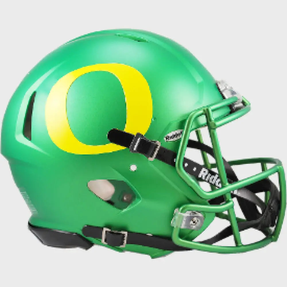 Oregon Ducks Full Size Authentic Speed Football Helmet Apple Green - NCAA - Helmets