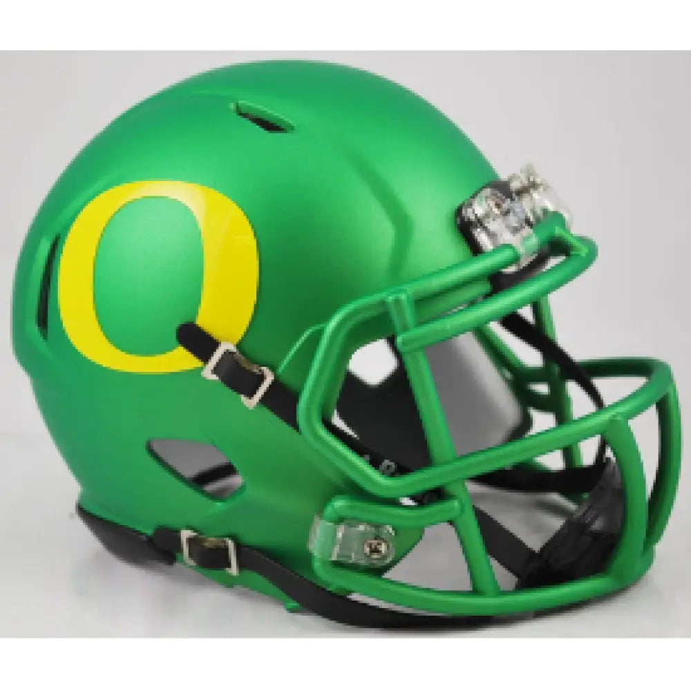 Oregon Ducks NCAA Mini Speed Football Helmet Apple Green - NCAA - Helmets