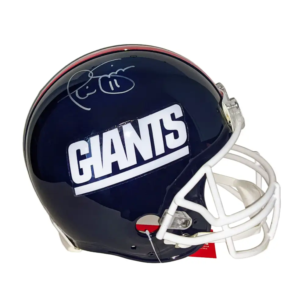 Phil Simms Autographed Hand Signed New York Giants VSR4 Full Size Authentic Pro Football Helmet - Fanatics