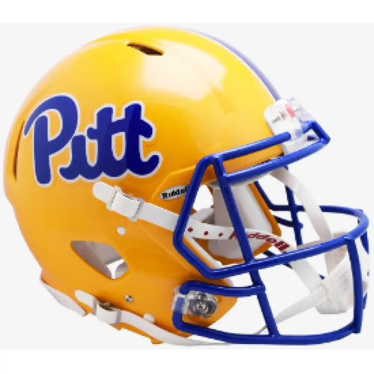 Pittsburgh Panthers Full Size Authentic Speed Football Helmet - NCAA - Helmets