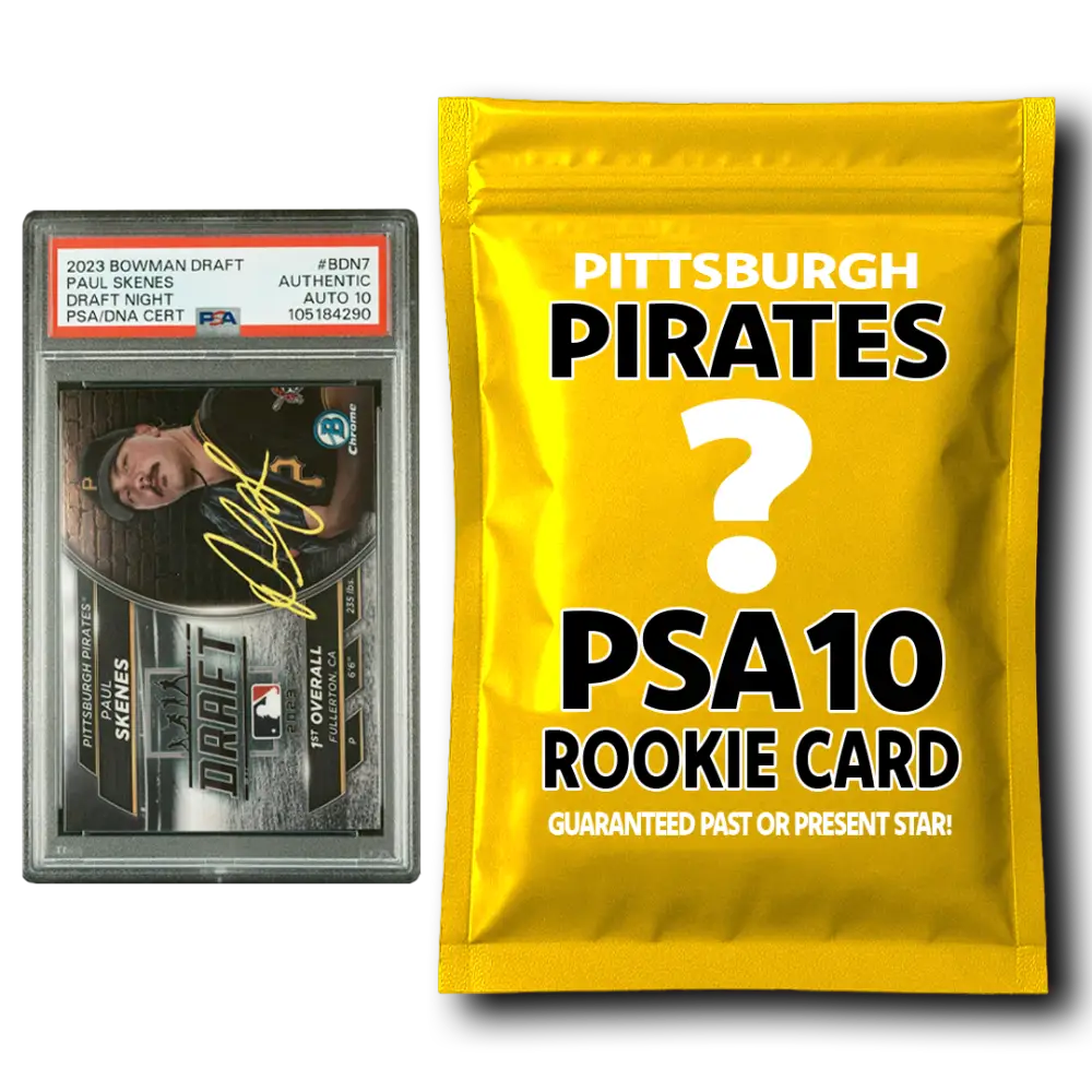 Pittsburgh Pirates PSA 10 Graded Rookie Card Mystery Pack - Baseball Mystery Boxes – Sealed Packs Cards & Collectibles