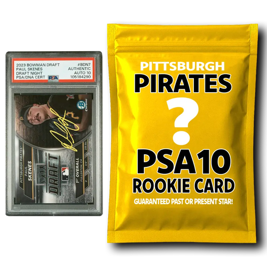 Pittsburgh Pirates PSA 10 Graded Rookie Card Mystery Pack - Baseball Mystery Boxes – Sealed Packs Cards & Collectibles