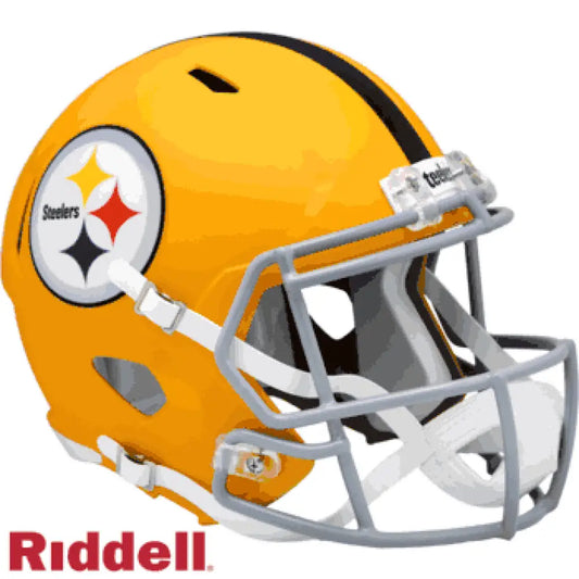 Pittsburgh Steelers Full Size Speed Replica Football Helmet 2025 Alternate On-Field - NFL - Helmets