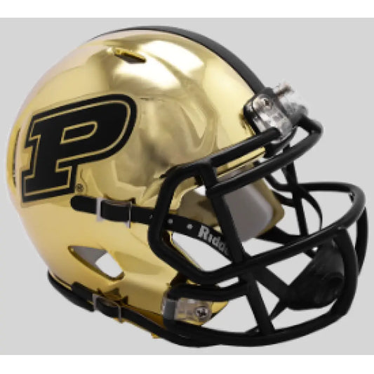 Purdue Boilermakers NCAA Mini Chrome Speed Football Helmet Chrome - NCAA - Helmets