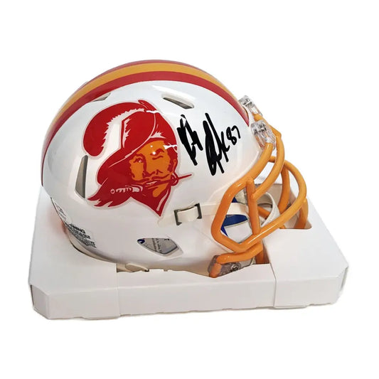 Rob Gronkowski Autographed Tampa Bay Bucs Throwback 76-96 Mini Helmet - PSA - Football Memorabilia