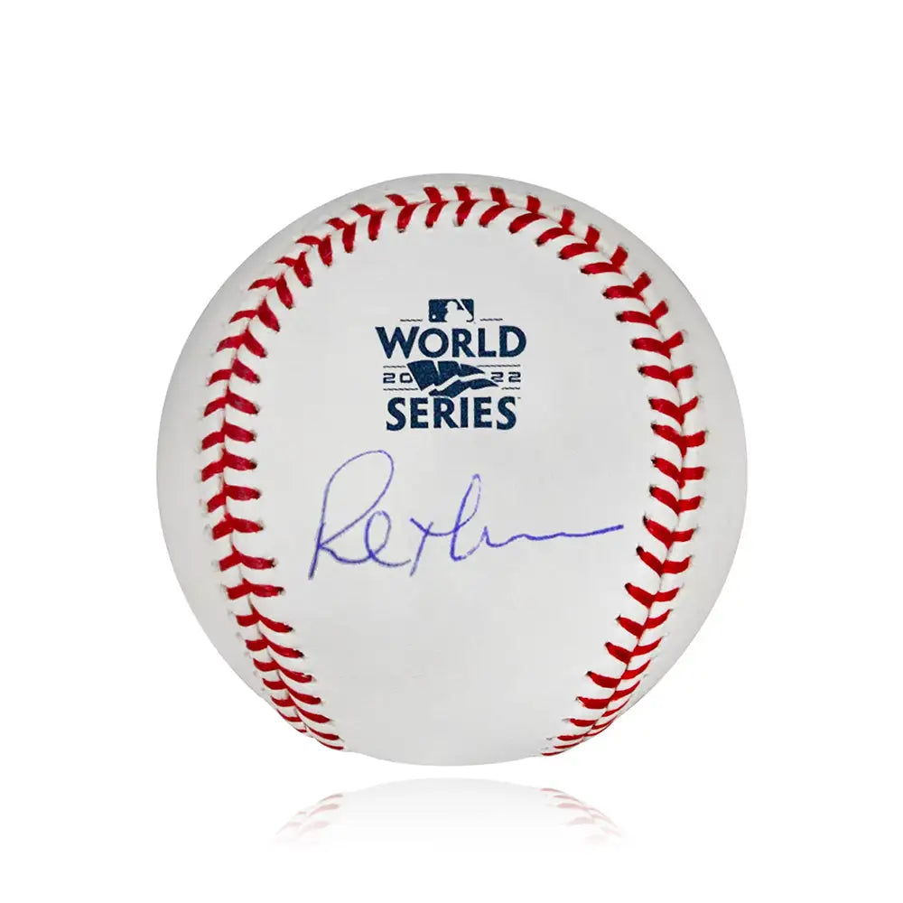 Rob Thomson Philadelphia Phillies Autographed 2022 World Series Official Major League Baseball - Baseball Memorabilia