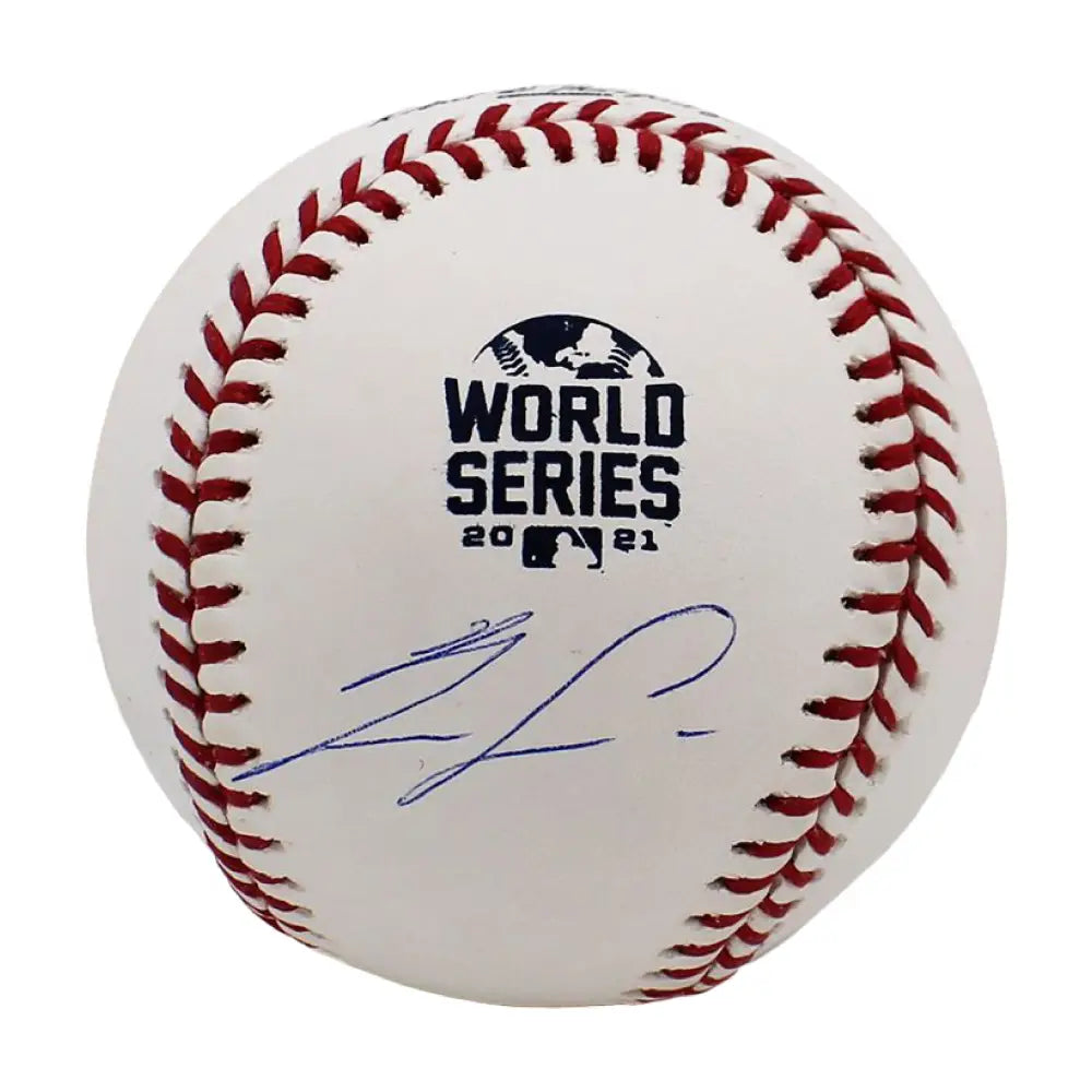 Ronald Acuna signed 2021 World Series Baseball -BAS - Baseball Memorabilia