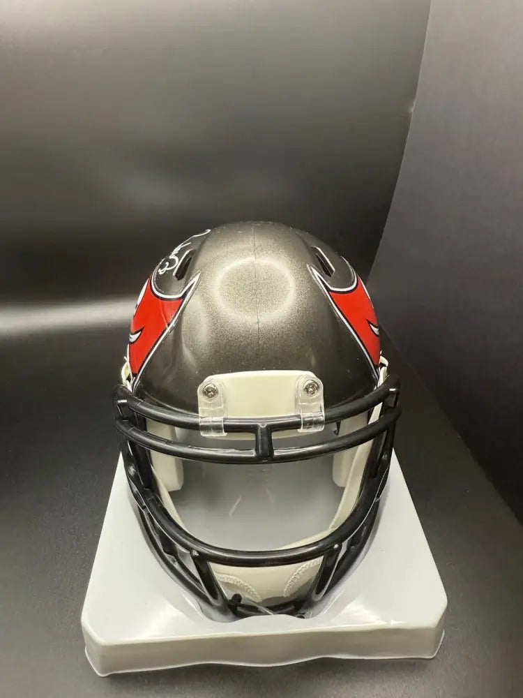 Ronde Barber Signed Buccaneers Mini Helmet “HOF 2023” BAS Witnessed