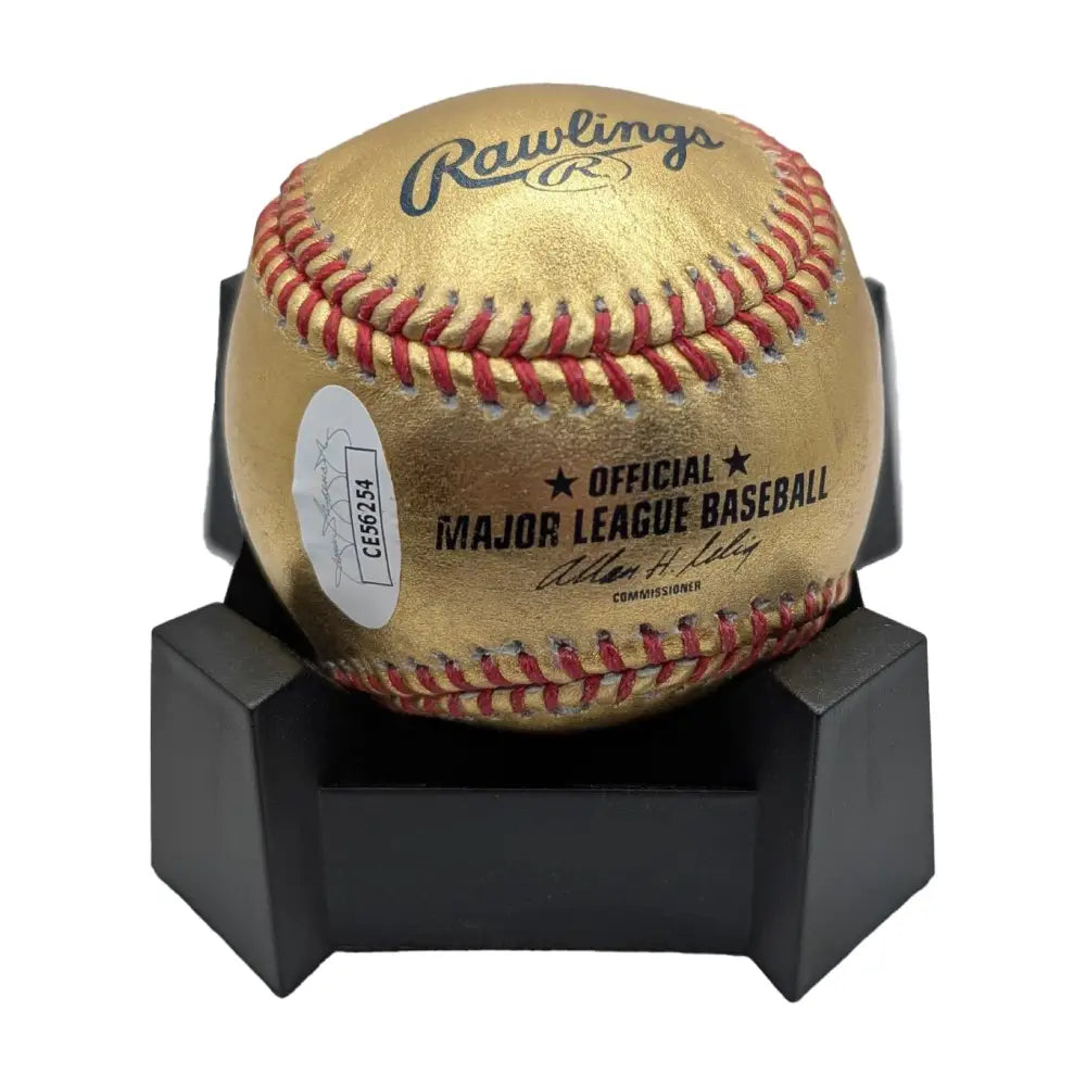 Sammy Sosa Autographed Rawlings Authentic Gold Baseball - JSA - Baseball Memorabilia